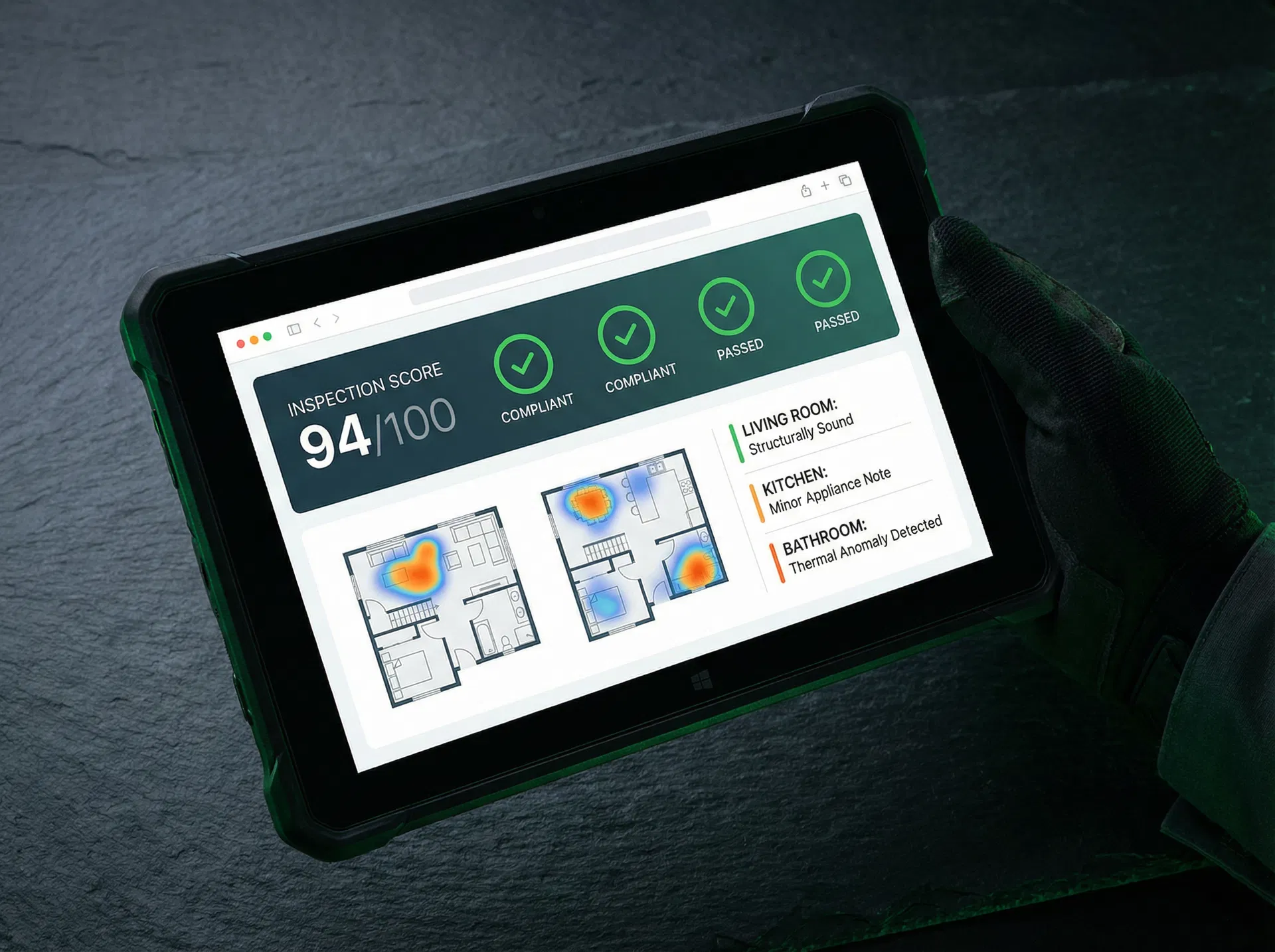 Relatório digital de inspeção InspectOS